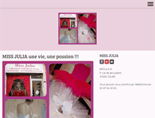 Tablet Screenshot of danse-missjulia.com